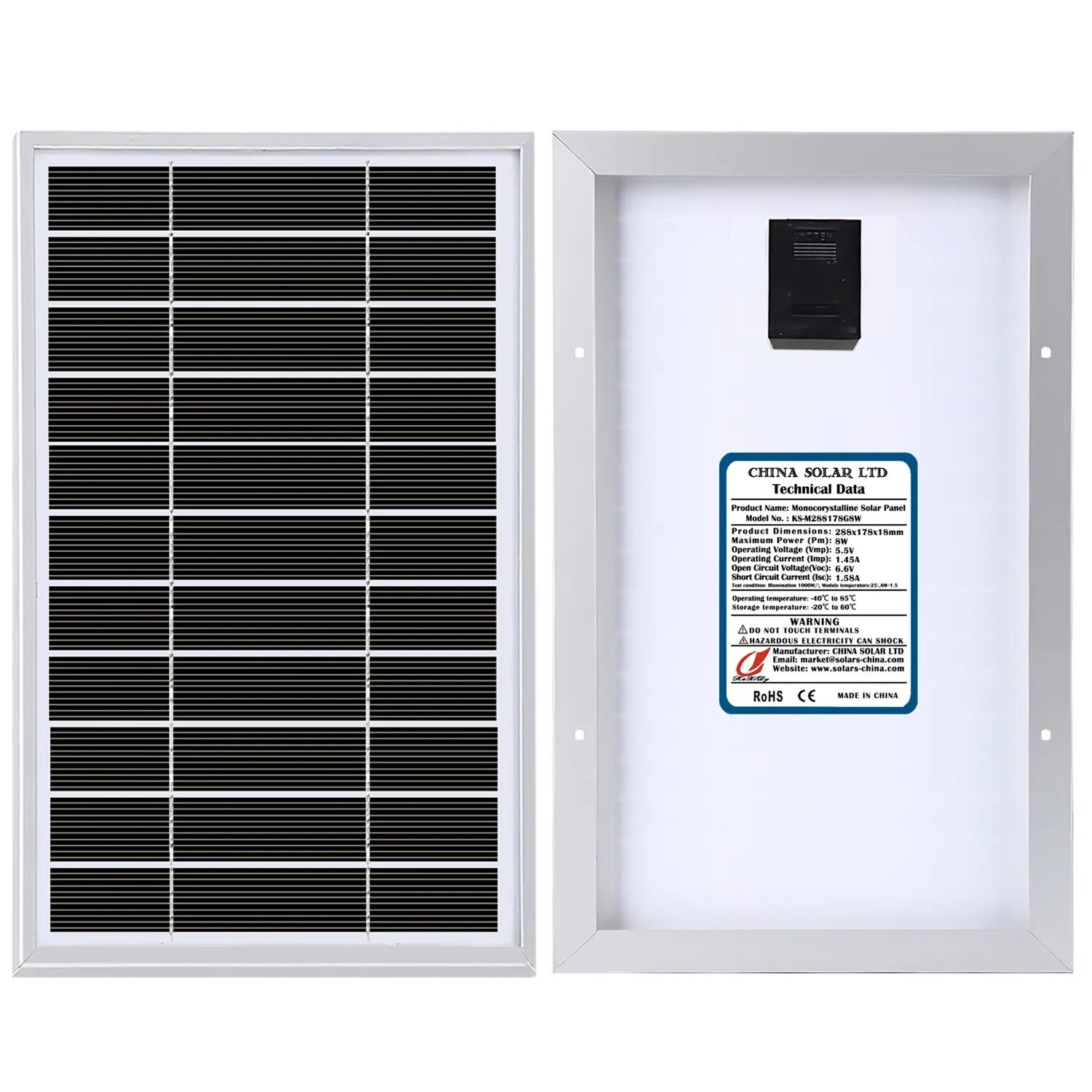PV Modules Solaires 8W