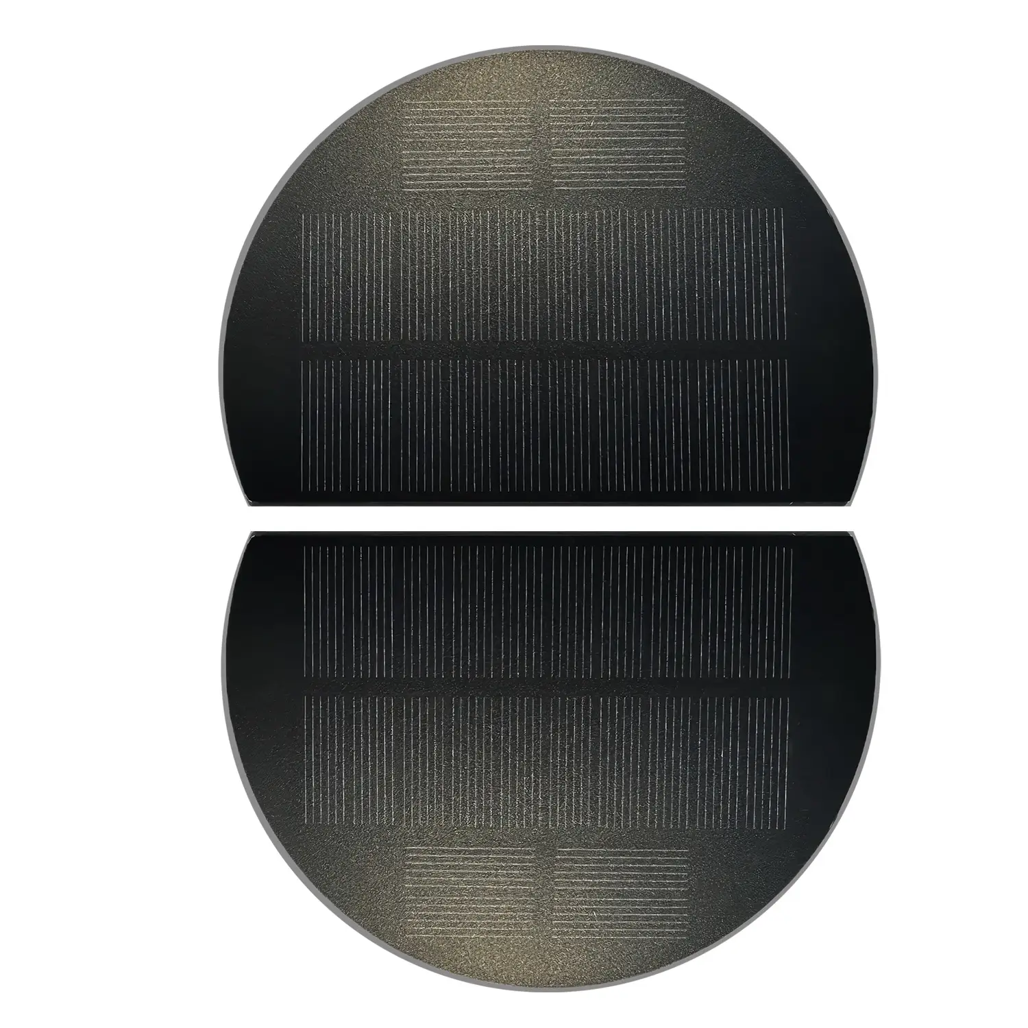 Panneaux solaires ronds