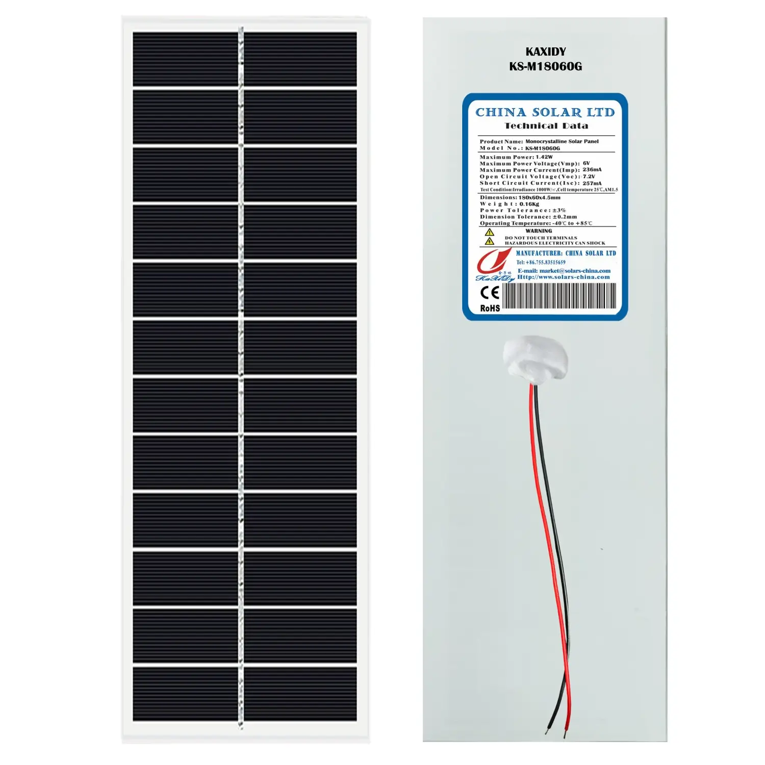 panneaux solaires 2W