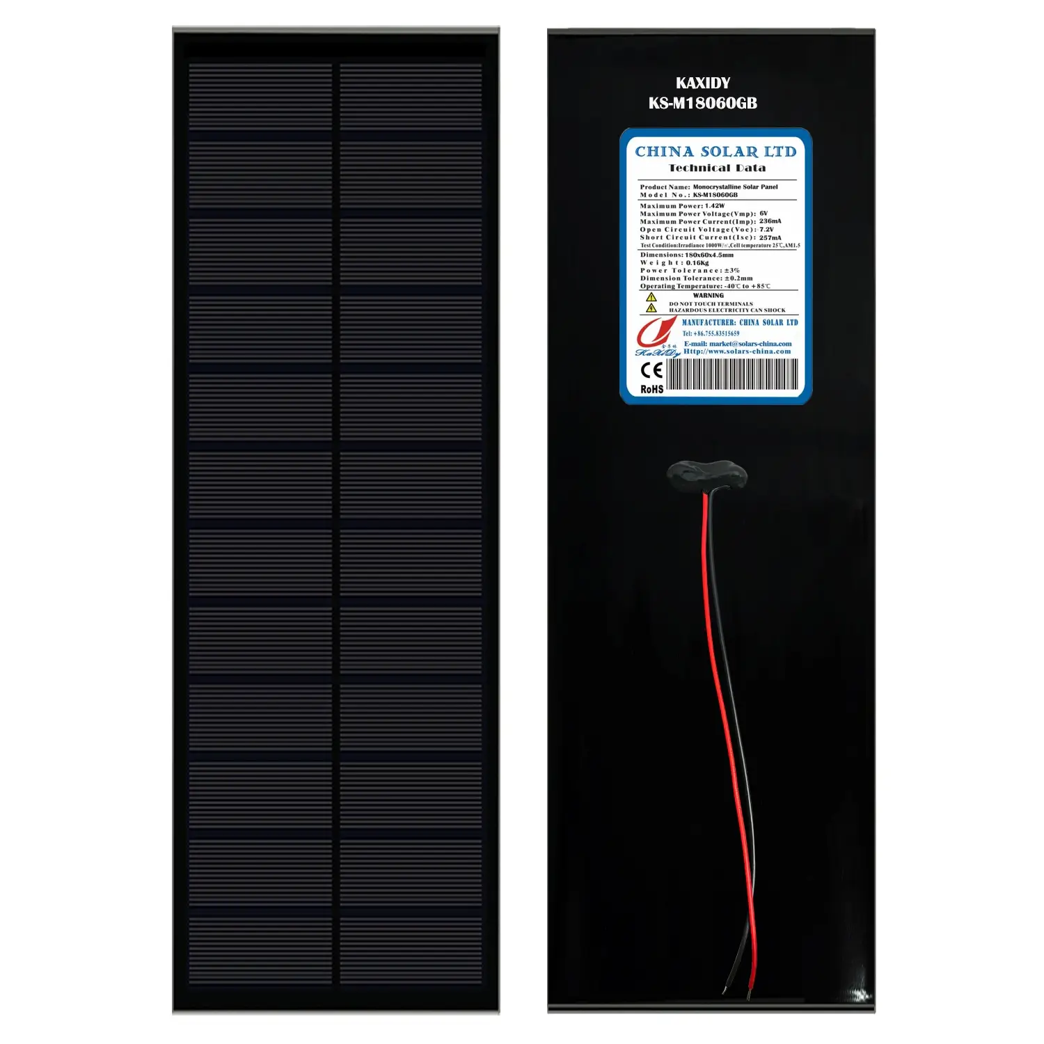 panneaux solaires 2W 6V