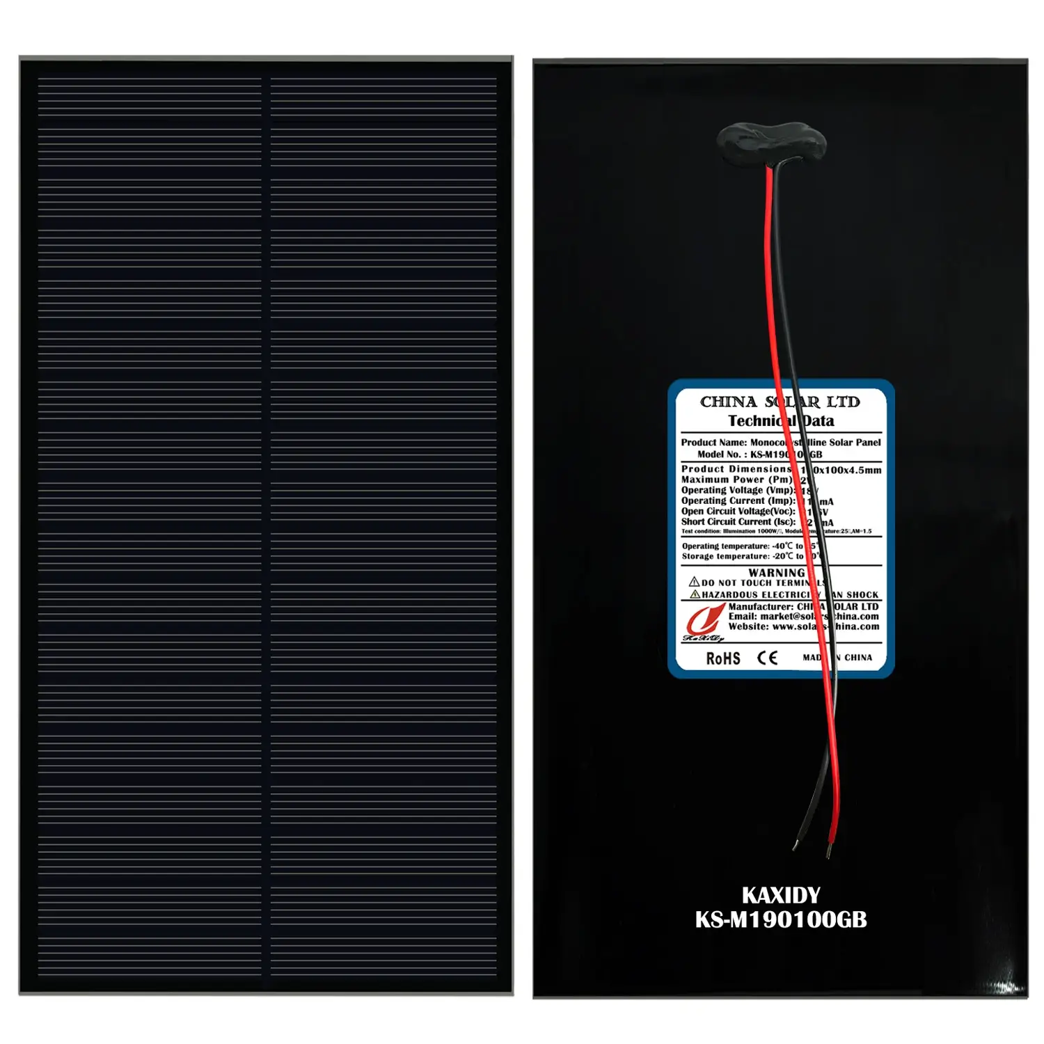 panneau solaire 2W