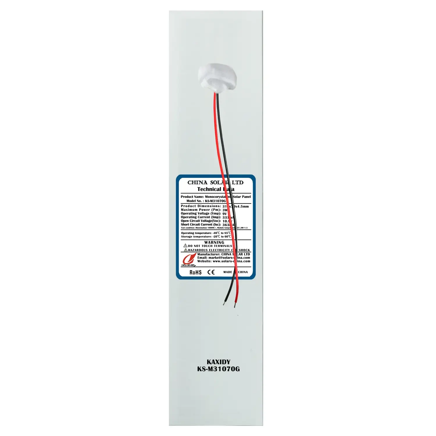 Panneau Solaire 9V