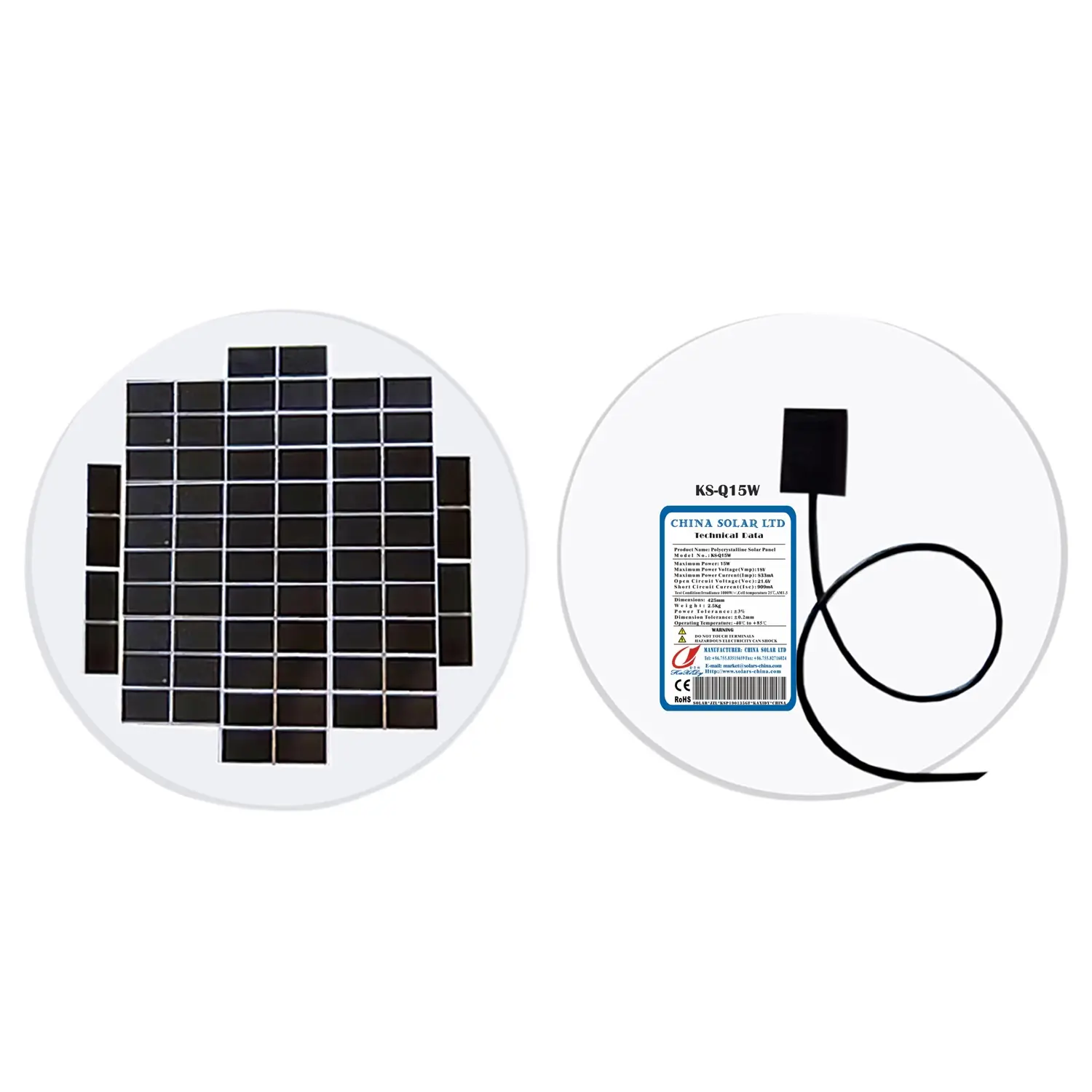 Panneaux Solaires Rond