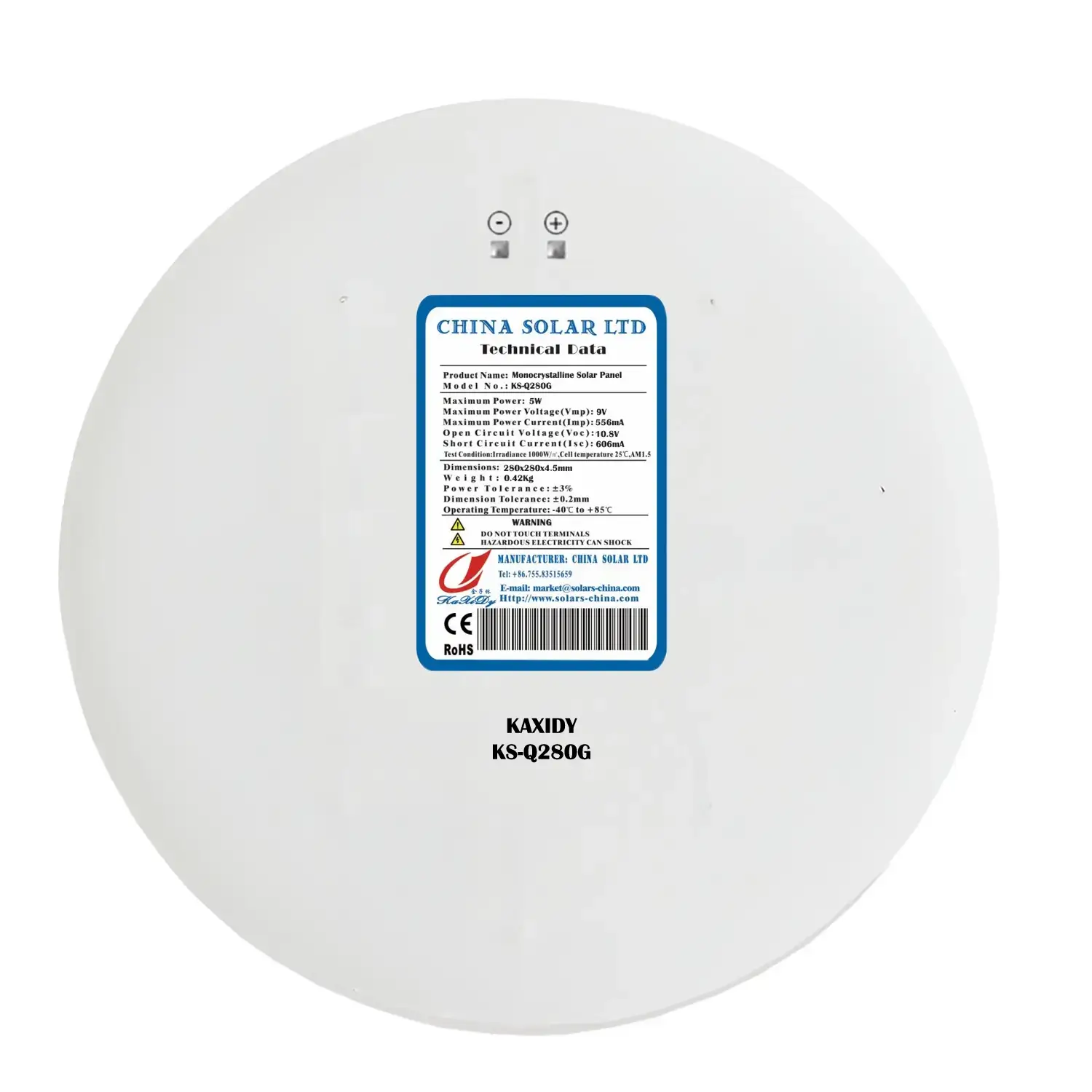 Panneau Solaire 9V